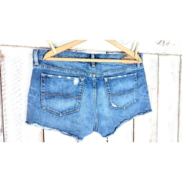 Vintage 90s high waist cut off denim shorts - Picture 4 of 4